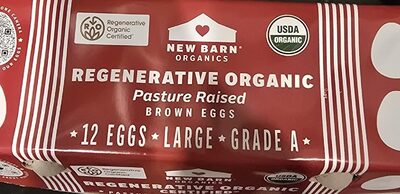 Regenerative Organic Pasture Raised Brown Eggs