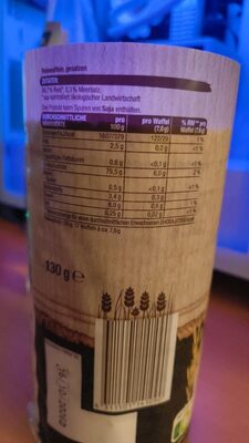 Reiswaffeln, gesalzen