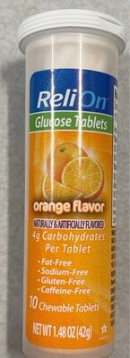 Reli on glucose tablets Orange