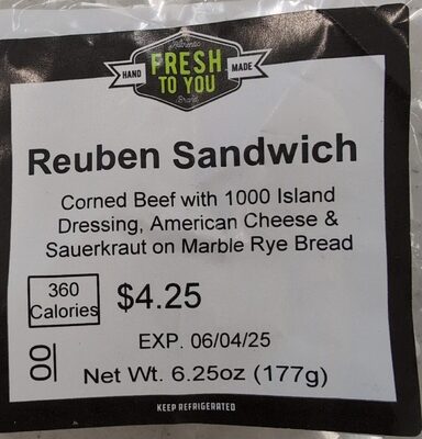 Reuben Sandwich
