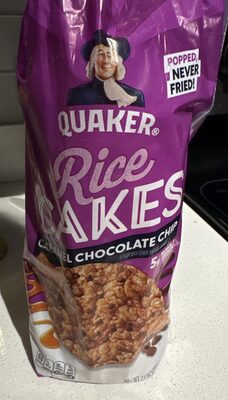 Rice Cakes Caramel Chocolate Chip