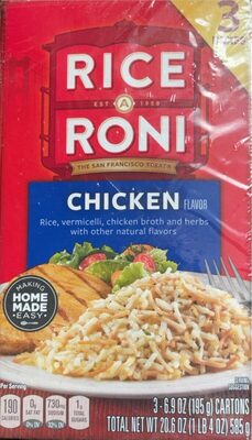 Rice chicken flavor