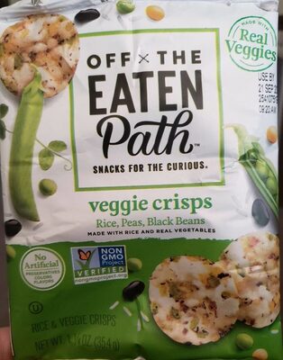 Rice, Peas, Black Beans Veggie Crisps