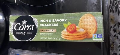 Rich & Savory Crackers Rosemary