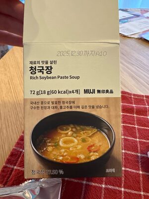 rich soybean paste soup