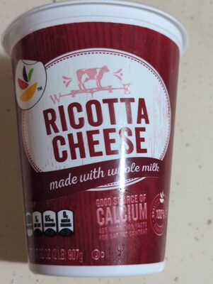 Ricotta Cheese Made With Whole Milk