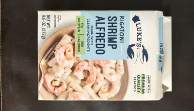 Rigatoni Shrimp Alfredo