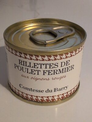Rillettes de Poulet Fermier aux Oignons Rouges