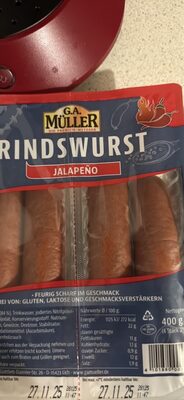 RINDSWURST JALAPEÑO
