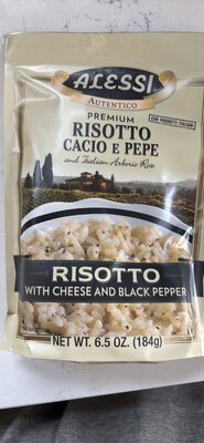 Risotto Cacio e Pepe with Cheese and Black Pepper