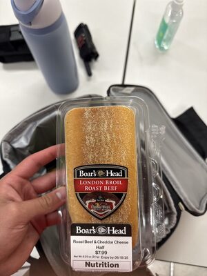 Roast Beef & Cheddar Cheese Half