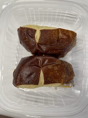 Roast Beef, Cheddar, Pretzel Roll