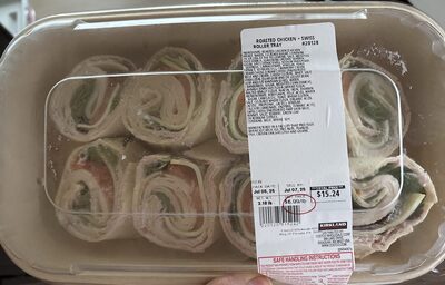 Roasted Chicken & Swiss Roller