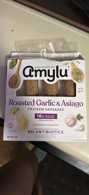Roasted Garlic & Asiago Chicken Sausages