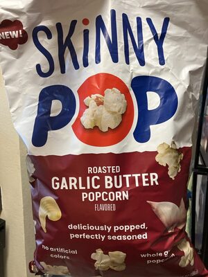 Roasted Garlic Butter Popcorn