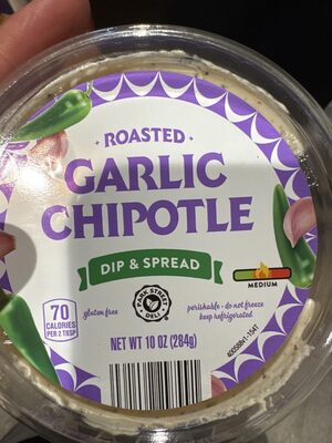 Roasted Garlic Chipotle Dip & spread