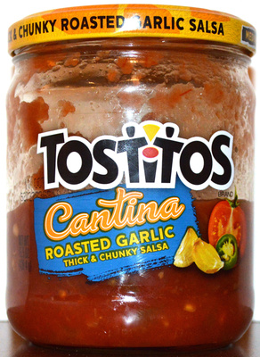 Roasted garlic chunky salsa (medium)
