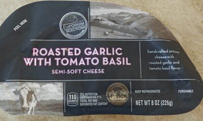 Roasted garlic with tomato basil