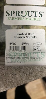 Roasted Herb Brussels Sprouts