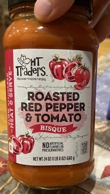 Roasted Red Pepper & Tomato Bisque