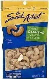 Roasted & Salted Whole Cashews