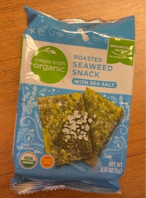 Roasted seaweed snack with sea salt