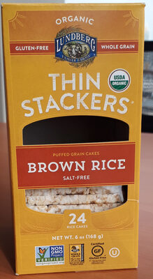 ROC Rice Cake Thins, Salt Free