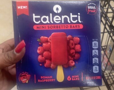 Roman Raspberry Mini sorbetto bars