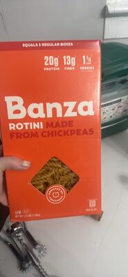 Rotini Made from Chickpeas