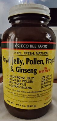 Royal Jelly, Pollen, Propolis & Ginseng In Honey
