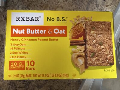 RX BAR NUT butter and Oat