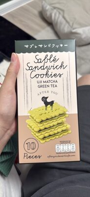 Sablé Sandwich Cookies Uji Matcha Green Tea