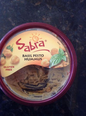 Sabra, basil pesto hummus, basil