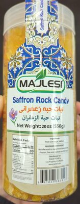 Saffron Rock Candy