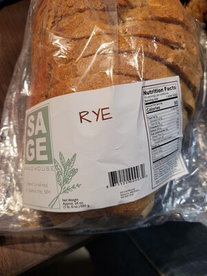 sage bakehouse rye