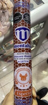 Salchichón Cervecero Ahumado Mixto de carne de res y pollo