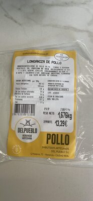 Salchicha DE POLLO