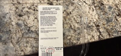 SALMON MILANO WITH BASIL PESTO BUTTER