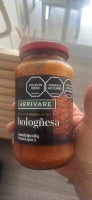 Salsa con tomate estilo bolognesa
