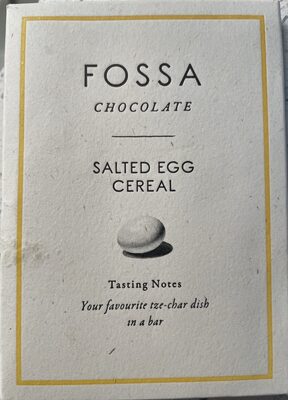 Salted egg cereal chocolate