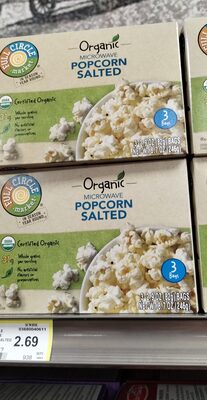 Salted microwave popcorn