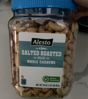 Salted Roasted Deluxe Whole Cashews