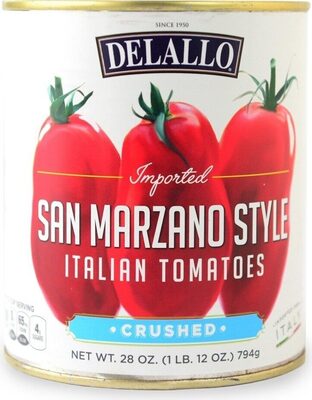 San marzano style crushed italian tomatoes