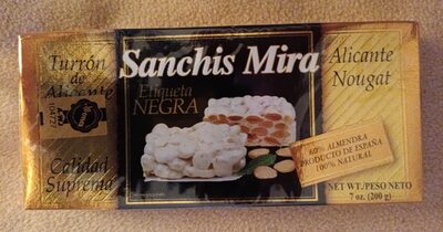 Sanchis mira, turro'n de alicante nougat
