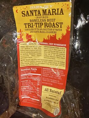 Santa Maria Inspire Boneless Tri-tip Roast