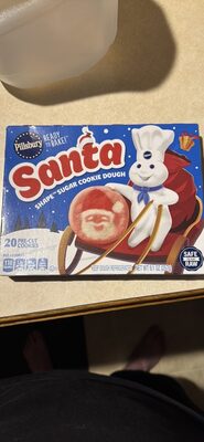 Santa Shape Sugar Cookie Dough