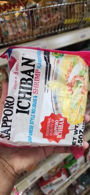 Sapporo ichiban shrimp noodles