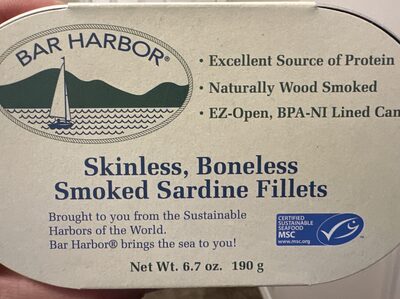 Sardine fillet smkd sbnls