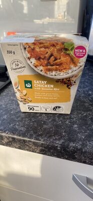 Satay Chicken with Jasmine Rice