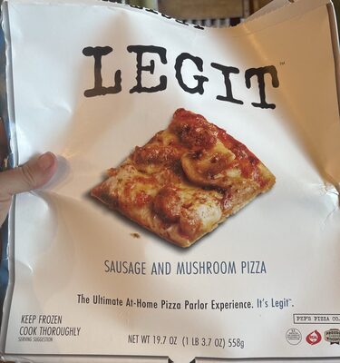 Sausage And Mushroom Pizza